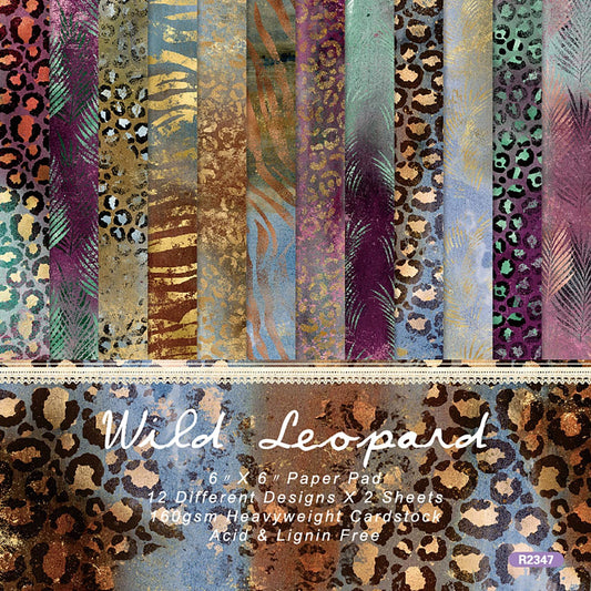 YASMEN 6"x6" Scrapbook Paper Pad - 24 Sheets of Patterned Cardstock for Card Making, Scrapbooking, Junk Journal, DIY Gift Cards - Single-Sided Decopodge Decorative Craft Paper