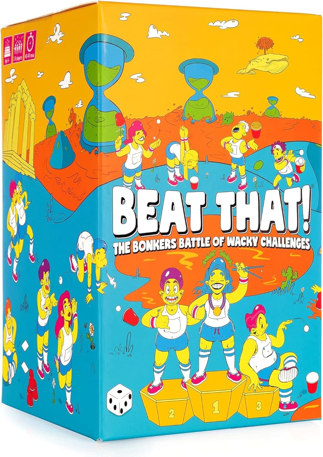 Gutter Games Beat That! Game and Household Objects Expansion Combo Pack [Family Party Game for Kids & Adults]