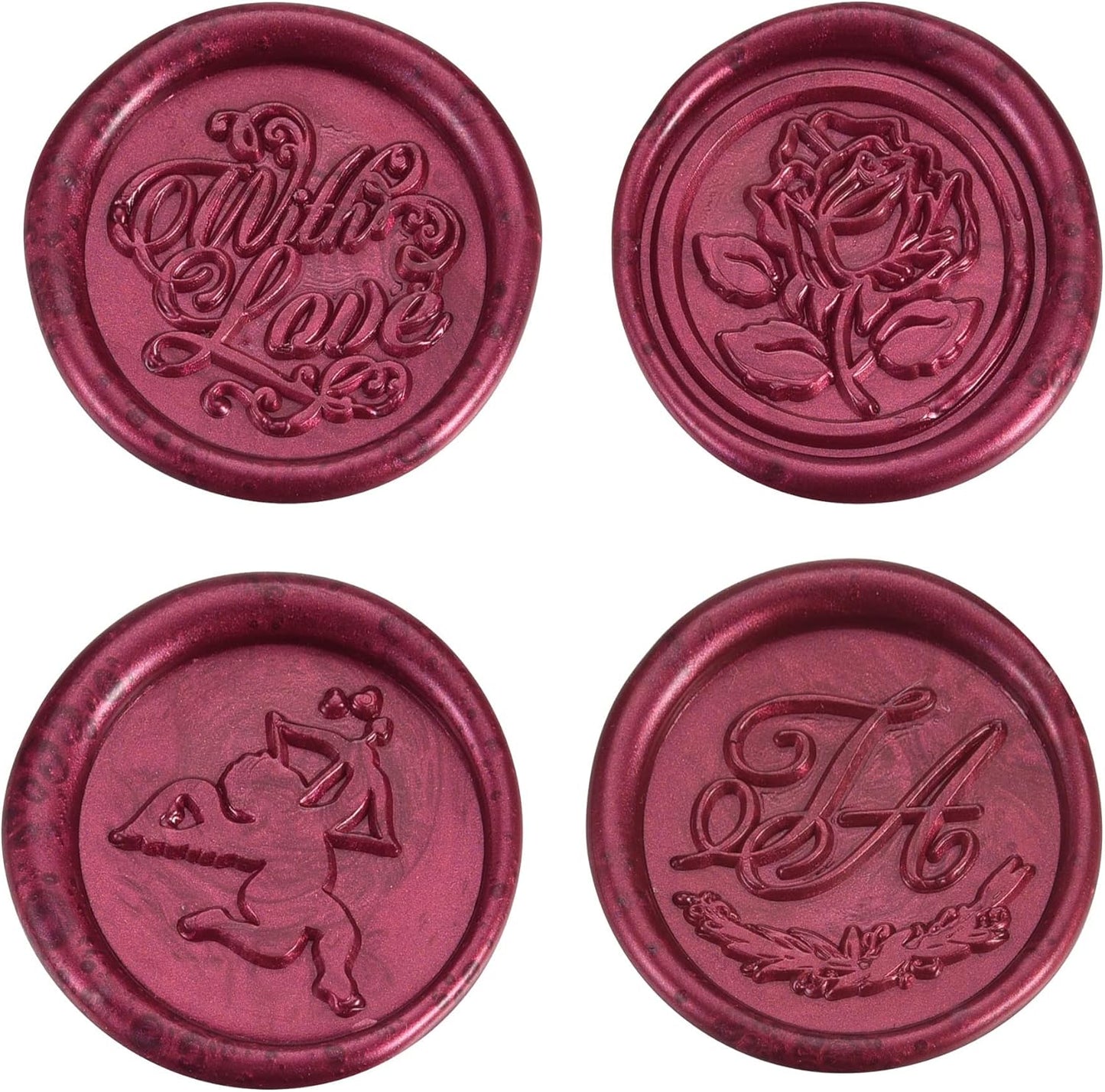 Yoption 15 Pieces Fuchsia Glue Gun Sealing Wax Sticks for Wax Seal Stamp, Great for Wedding Invitations, Envelopes, Cards, Christmas Gift Ideas, Wine Packages (Fuchsia)