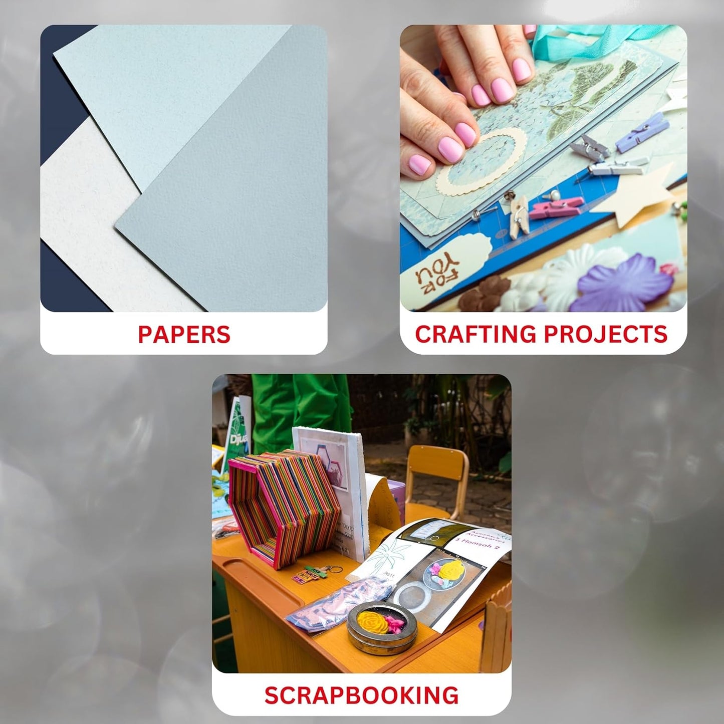 Ranger Texture Paste Set – Includes Opaque, Transparent Gloss, and Transparent Matte Texture Pastes with 5 Pixiss Spreader Tools for Crafting, Mixed Media, and Scrapbooking