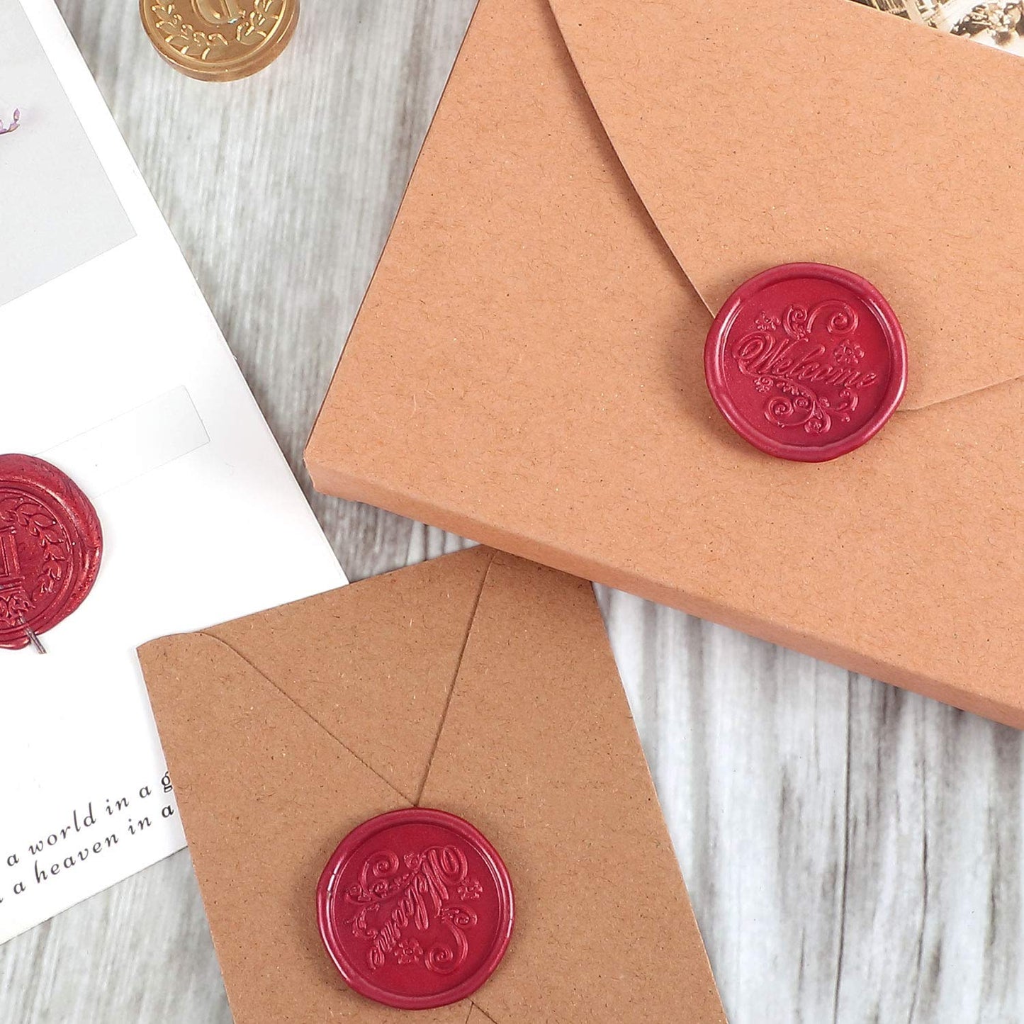 Nuanchu 15 Pcs Glue Gun Sealing Wax Sticks Retro Vintage Wax Sticks for Seal Stamp and Letter for Wedding Invitations Card Envelope Christmas Holiday Gift Ideas(Wine Red)