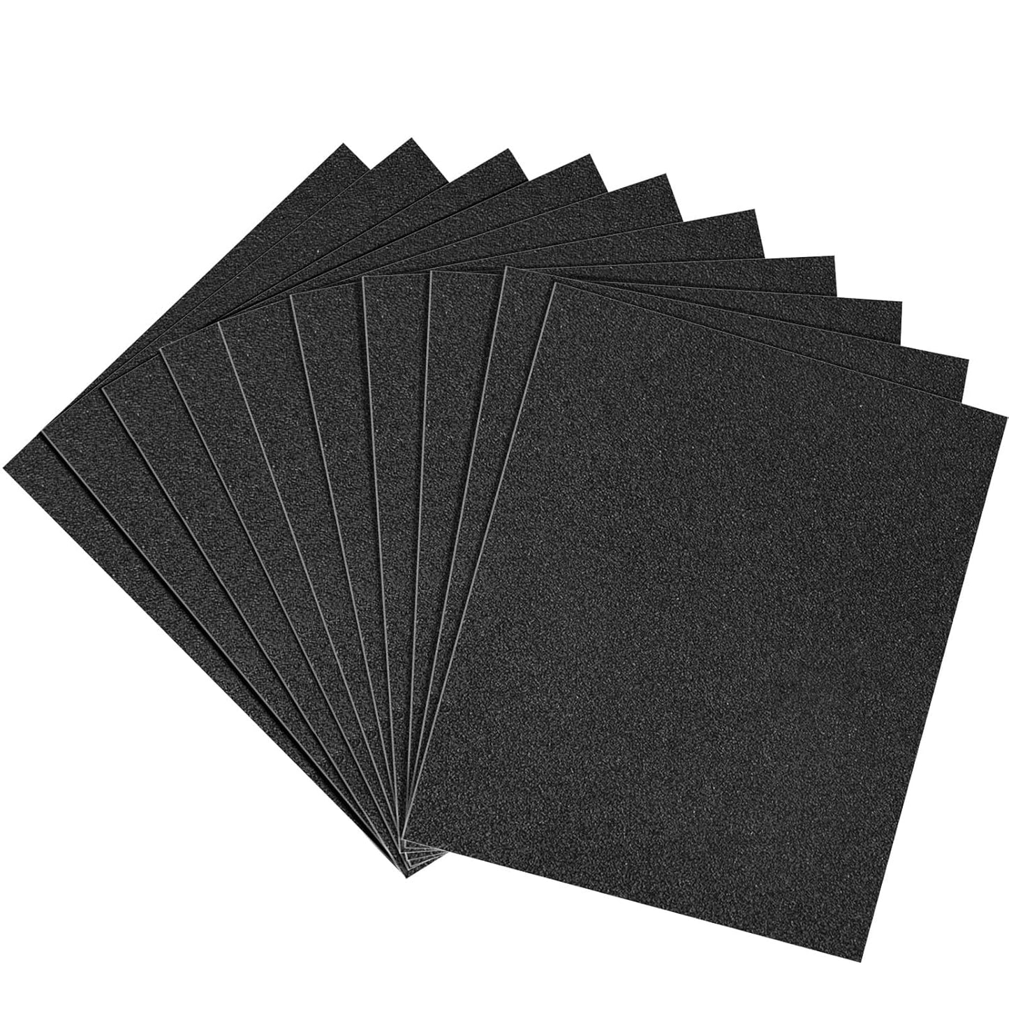80 Grit Sandpaper, 9 x 11 Inch Wet Dry Sand Paper Hand Abrasive Sanding Sheets for Wood Metal Automotive Sanding and Polishing, Coarse - 10 Sheets