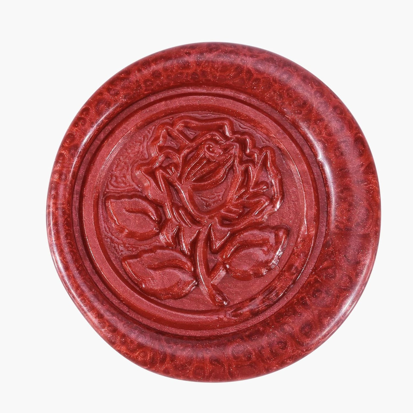 Yoption 5Pcs Sealing Wax Sticks, Vintage Totem Fire Manuscript Flashing Wine Red Wax Seal Sticks with Wicks, Sealing Wax for Wax Seal Stamp