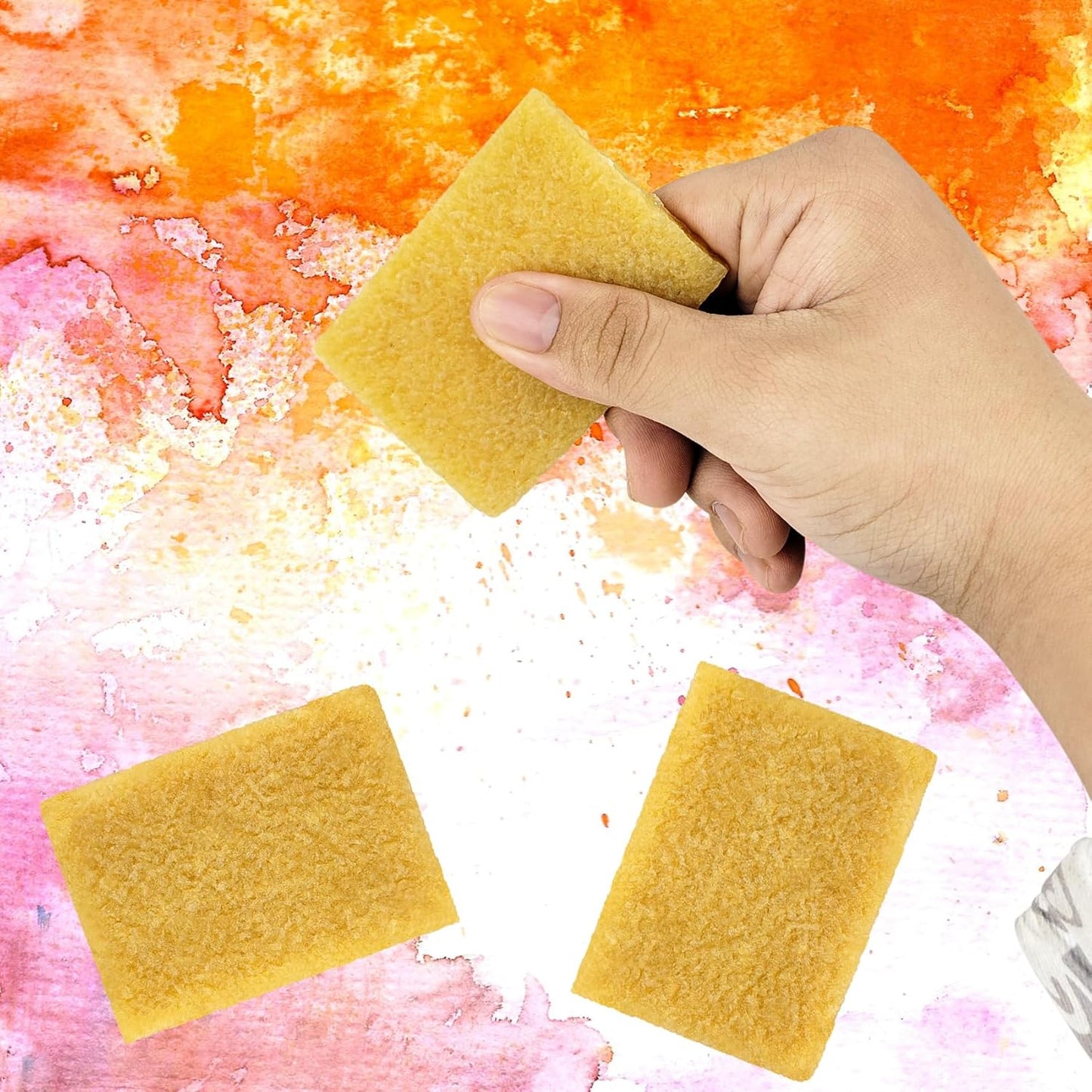 3 PCS 2.8 * 2.0 * 0.31 inches Rubber Cement Eraser, Rubber Eraser, for Removing Adhesive and Residues from Plastic Paper, Large