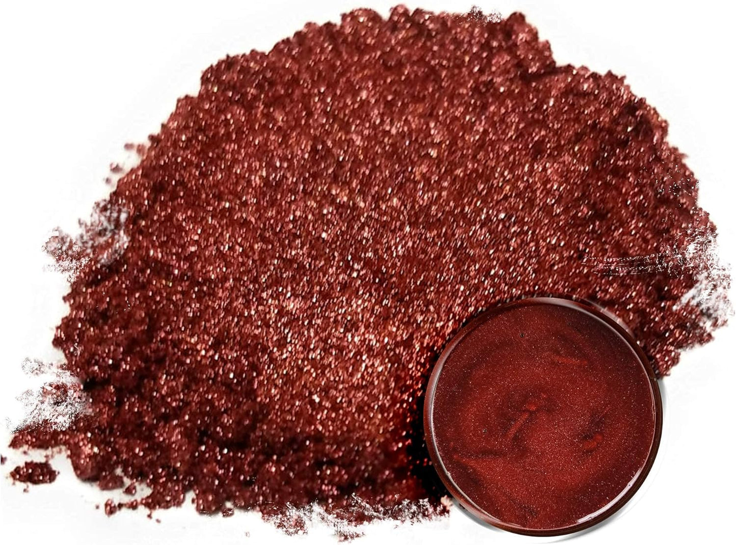 Eye Candy Pigments Premium Copper Mica Powder - Shu Copper (50gr) - for Epoxy, Resin, Soap, Paint, Woodworking, Acrylic Pouring, Bath Bombs, Fishing Lures - DIY Arts and Crafts Additive