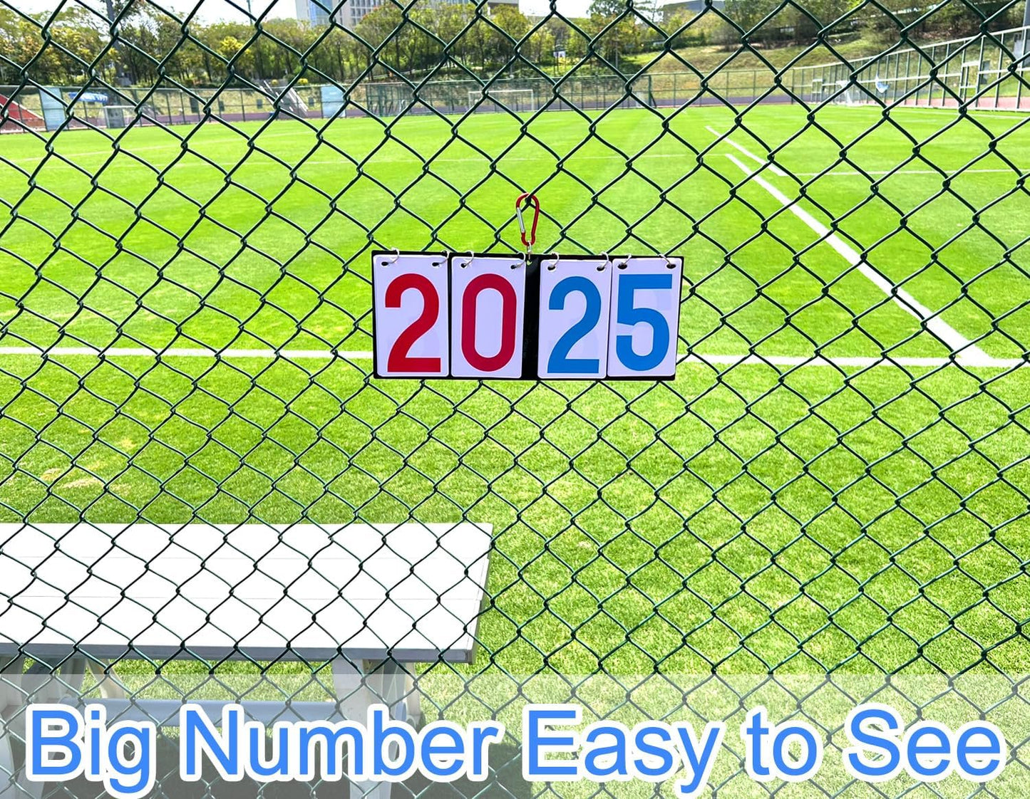 Purple River Portable Hanging Flip Scoreboard, Score Keeper for Baseball Volleyball Tennis Sports, Suit for Multiple Sports/Games Score Scenarios