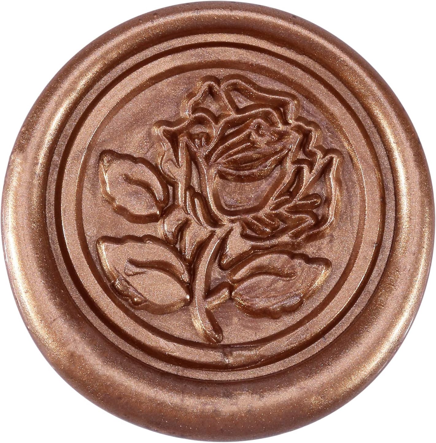 Yoption 5 Pieces Sealing Wax Sticks, Antique Bronze Gold Totem Fire Manuscript Wax Seal Sticks with Wicks for Wax Seal Stamp (Antique Bronze Gold)