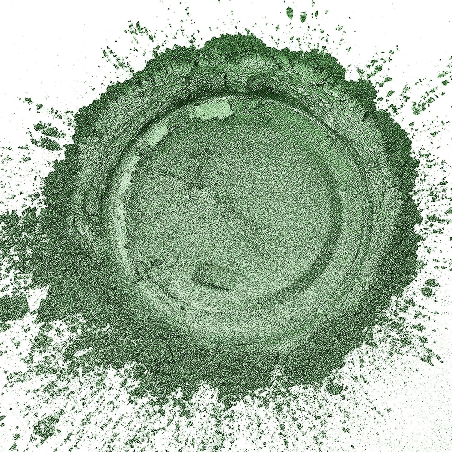 Dark Green Mica Powder, Natural Shimmer Mica Powder for Epoxy Resin/Candle/Soap/Lip Gloss/Slime/Quicksand/Bath Bombs/.Car Paint pigments.Candle Dye,Soap Making Dye(50g/1.7oz)