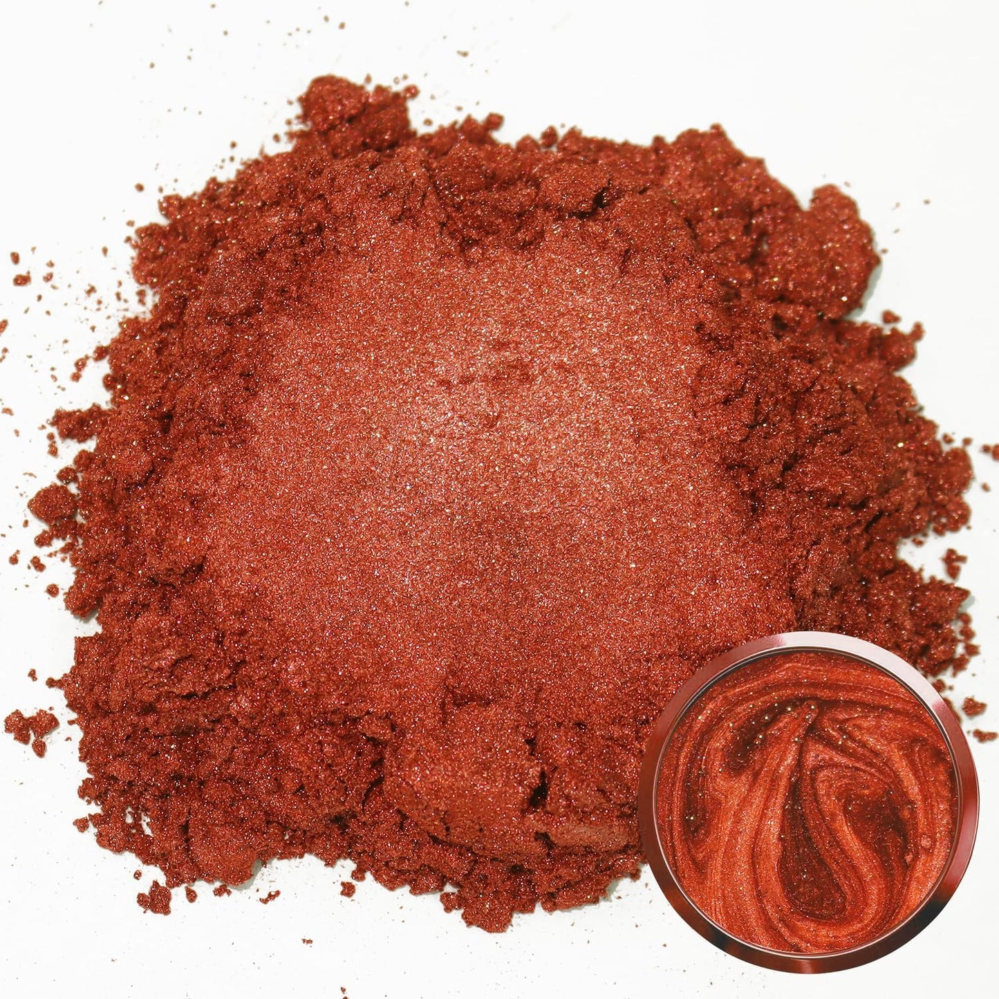 Matio Wine Red Mica Powder for Epoxy Resin, 1.8oz/ 50g Pearlescent Effect Mica Powder Natural Color Pigment for Soap Making, Bath Bomb, Candle Dye, Resin Craft, Paint, Nails Art, Jewelry,Slime Pigment
