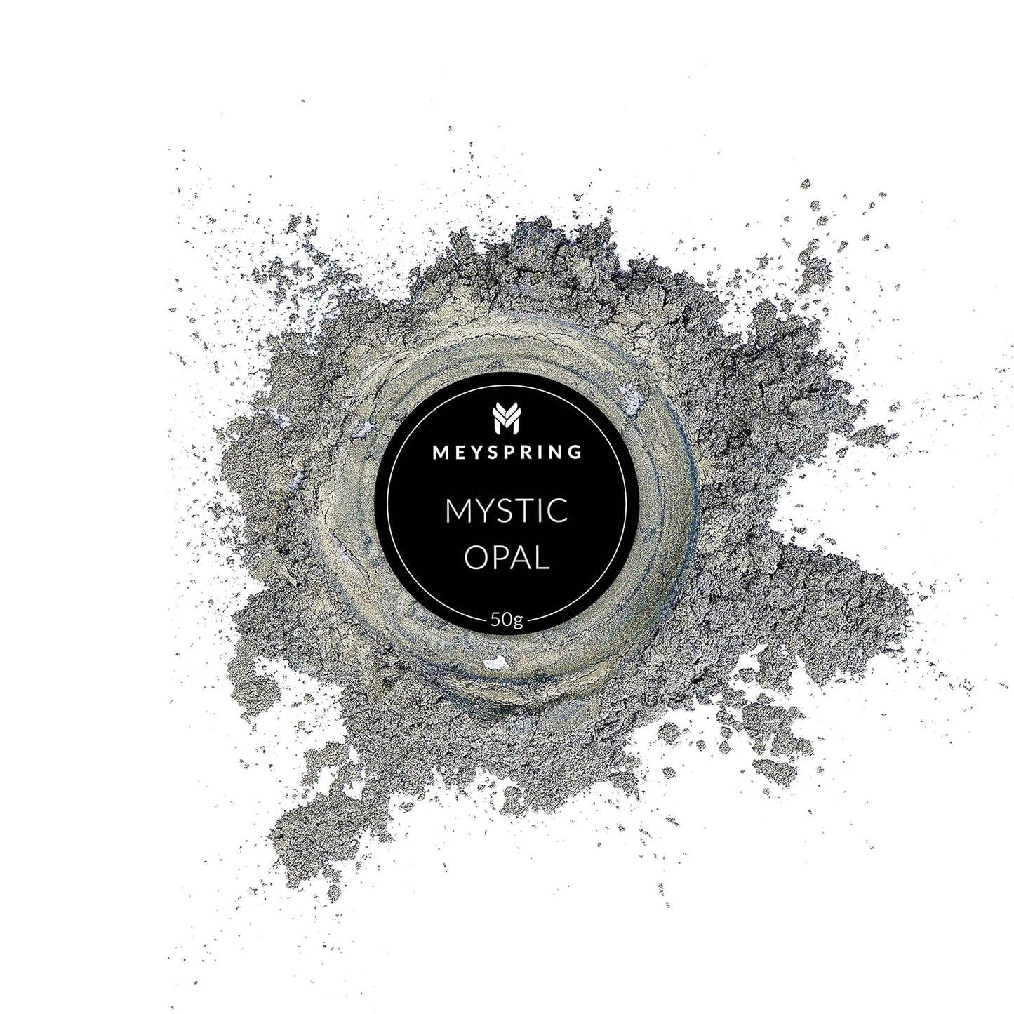 MEYSPRING Mystic Opal - Two Tone Green Mica Powder for Resin Art - Pigment Powder for Dyes - Color Shifting Dye - Resin Art Pigment Set - 50g