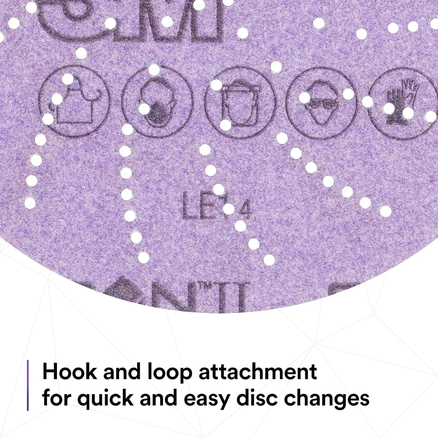 3M Xtract Cubitron II Hookit Clean Sanding Film Disc 775L, 150+, 3 in, Pack of 50 Hook and Loop Sanding Discs for Paint Preparation and Removal, General Sanding, Refining, Blending, and Featheredge