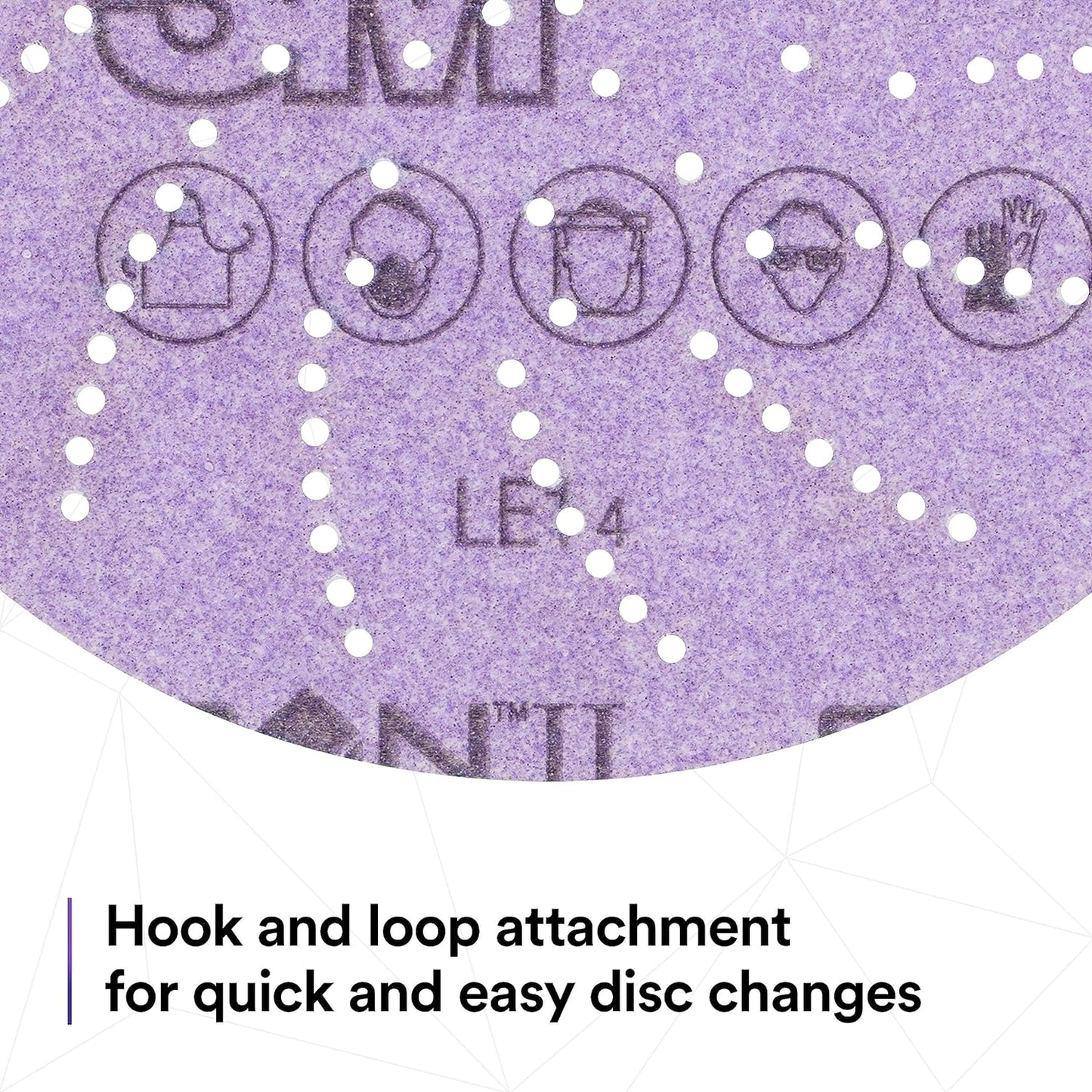 3M Xtract Cubitron II Hookit Clean Sanding Film Disc 775L, 220+, 5 in, Pack of 50 Hook and Loop Sanding Discs for Paint Preparation and Removal, General Sanding, Refining, Blending, and Featheredge
