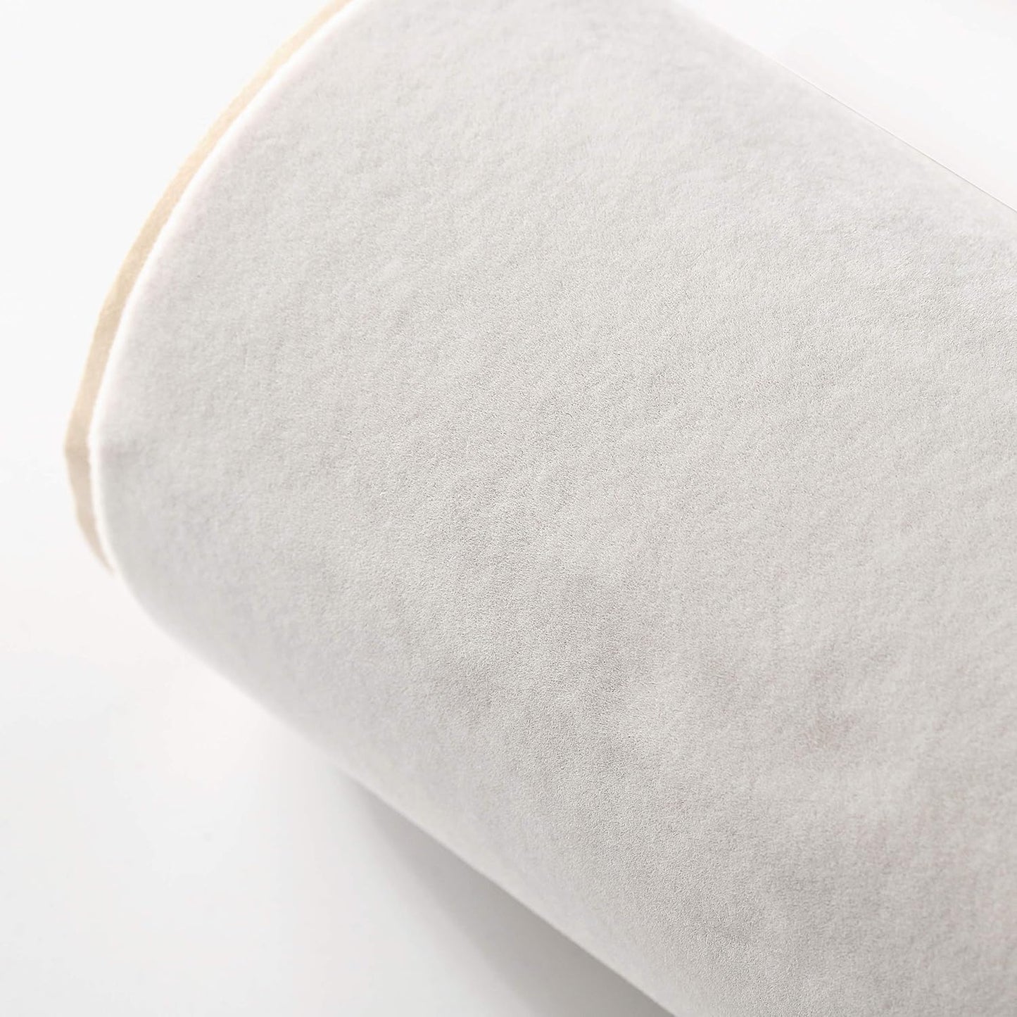 2PCS Self Adhesive Sheets, DIY Adhesive Sheets for Art & Crafts, Peel and Stick Felt for Drawer/Jewelry Box Liner, Solid Color Wallpaper (14.6" x 39.4", White)