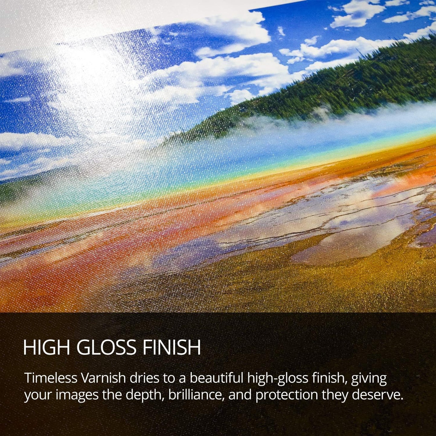 Breathing Color Timeless Archival Print Varnish - 1 Quart Glossy Finish - Premium Water-Based Canvas Coating with Fade Protection