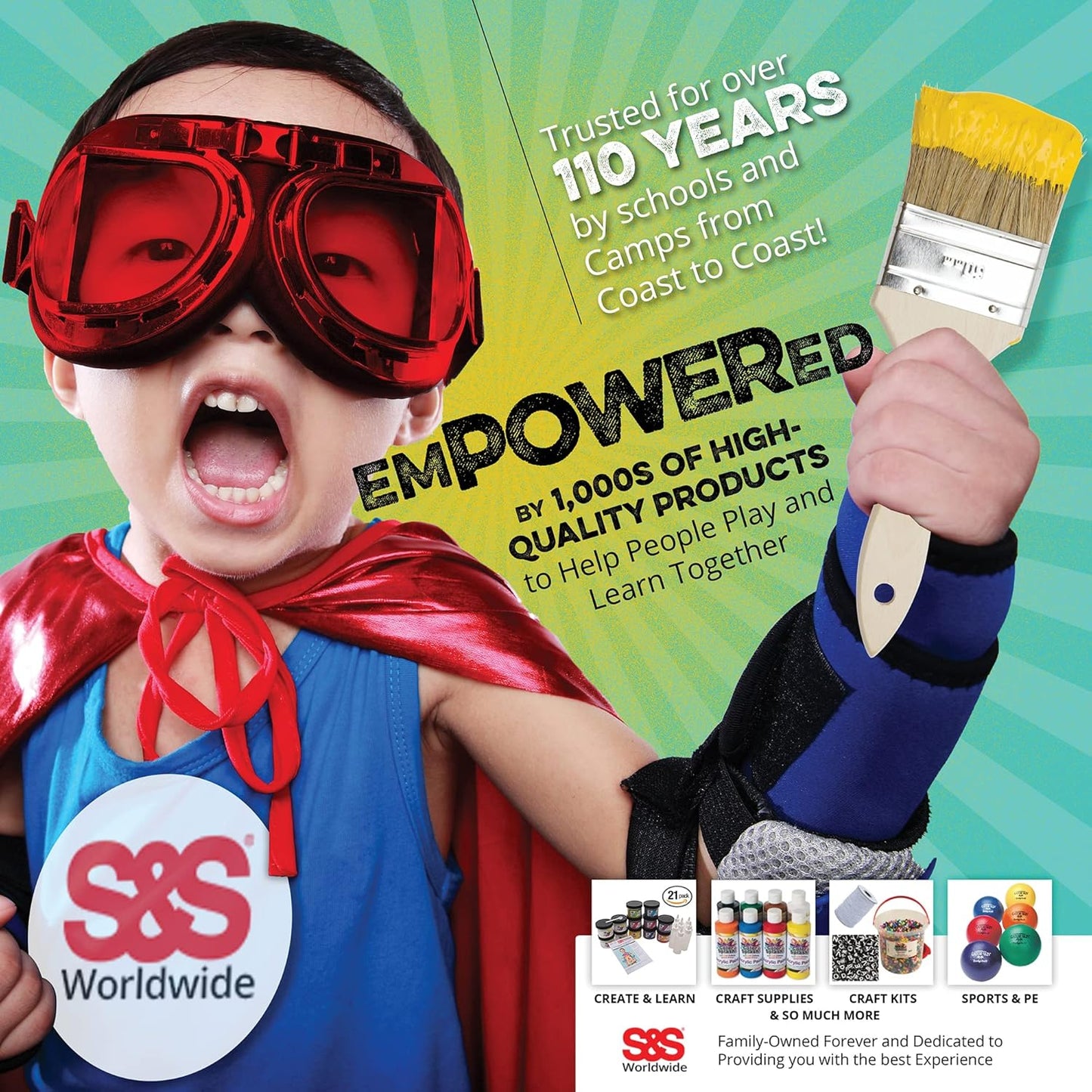 S&S Worldwide Jumbo Sidewalk Chalk Multi-color | 9 Colors | Non-Toxic | 4 Inch Length | 126 Pieces, Pack of 4