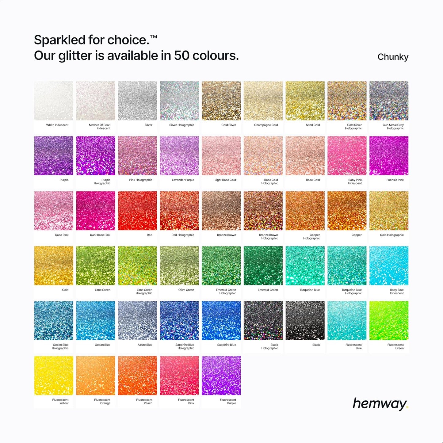 Hemway Polyurethane & Epoxy Resin Glitter 100g / 3.5oz Metallic Crystal Flake Additive for Flooring Jewelry Tumblers Glass Pigment - Chunky (1/40" 0.025" 0.6mm) - Ocean Blue