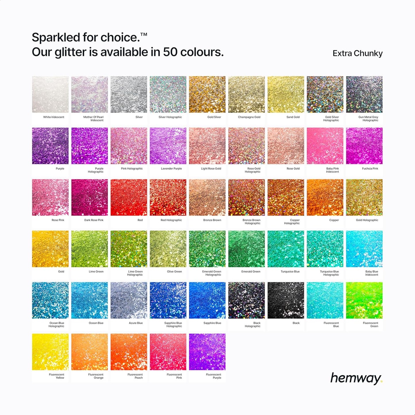 Hemway Polyurethane & Epoxy Resin Glitter 100g / 3.5oz Metallic Crystal Flake Additive for Flooring Jewelry Tumblers Glass Pigment - Extra Chunky (1/24" 0.040" 1mm) - Ocean Blue Holographic