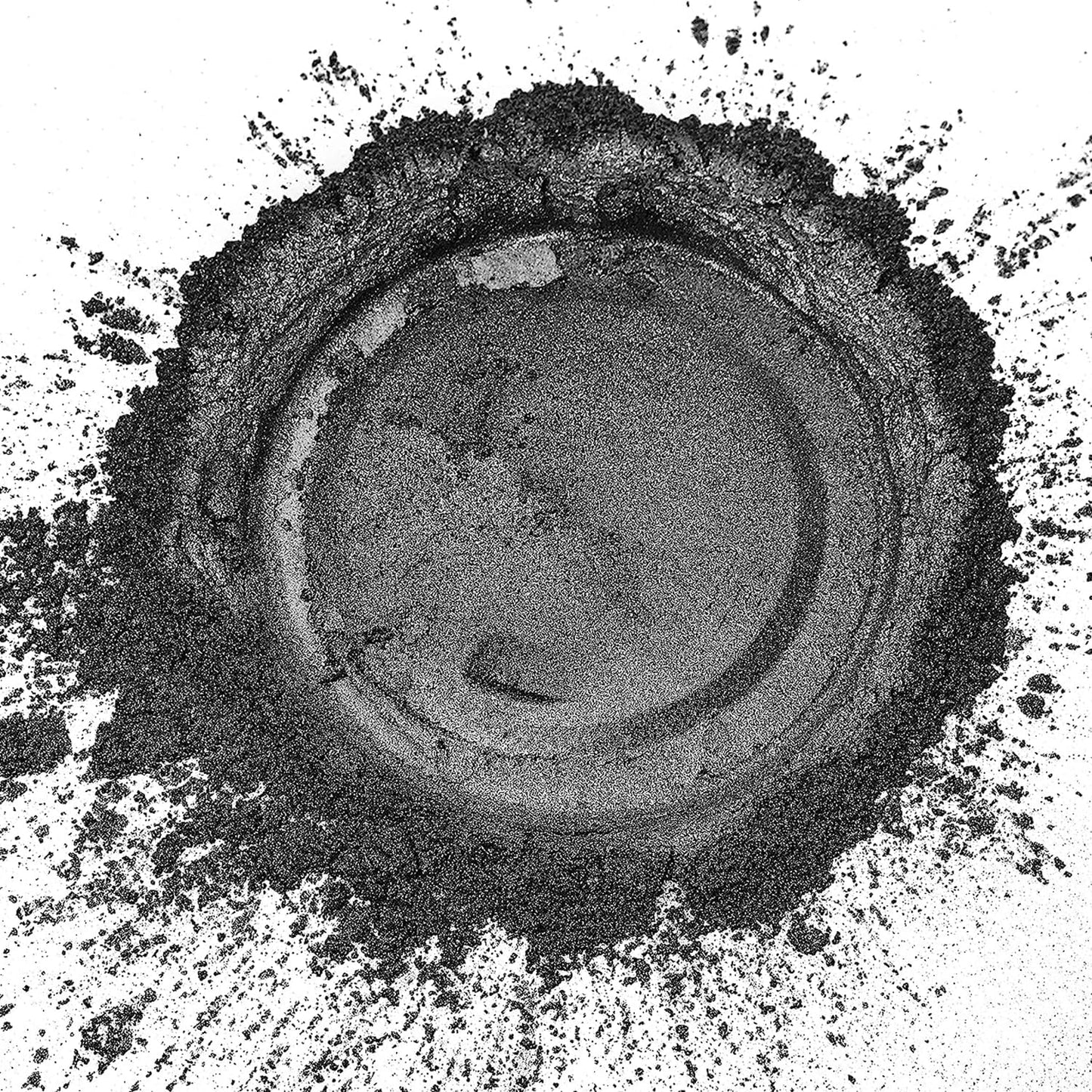 Mysterious Black Mica Powder for Epoxy Resin，Natural Shimmer Mica Powder Used for Coloring Resin Artwork, car Spray Paint, Candles, soap, Eye Shadow, Lip Gloss, Nail Polish(50g/1.7oz)