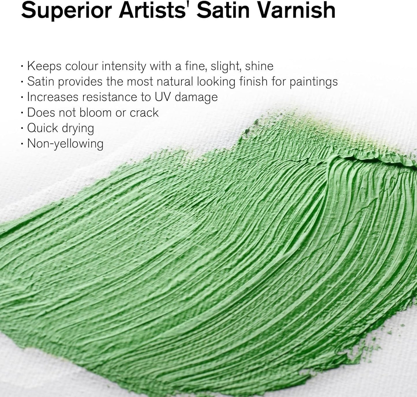 Winsor & Newton Professional Artists' Satin Varnish, 500ml (16.9-oz) Bottle