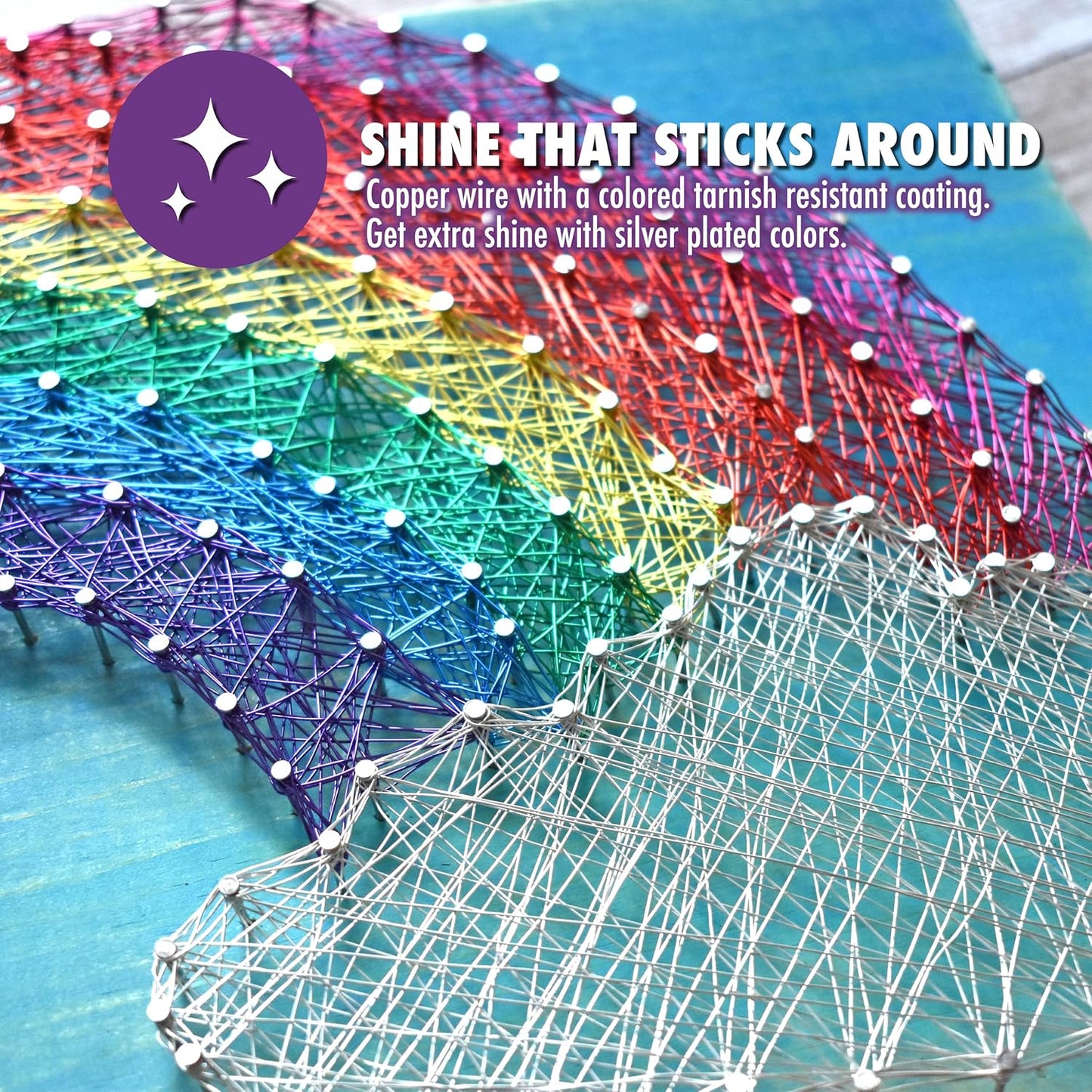 Artistic Wire, 24 Gauge Silver Plated Tarnish Resistant Colored Copper Craft Wire, Pearl Silver, 15 yd