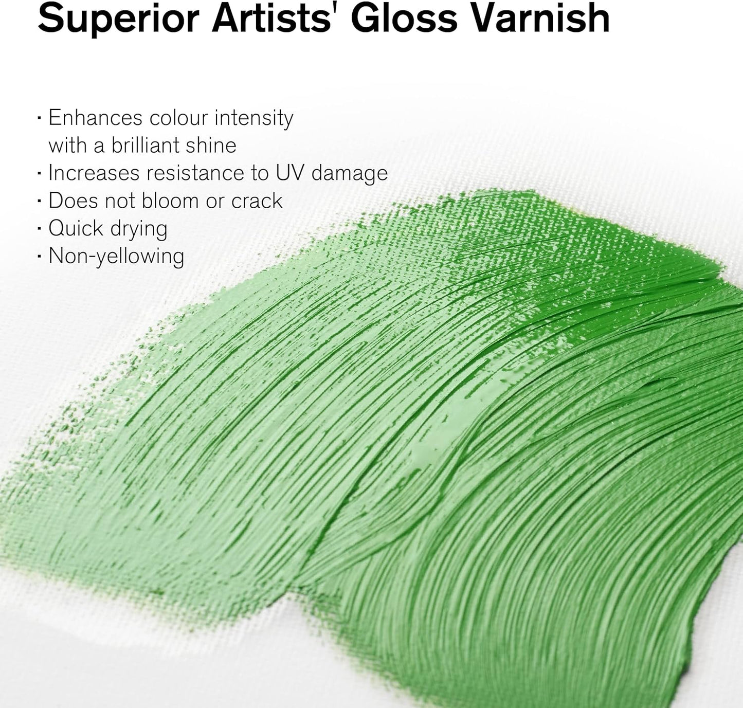 Winsor & Newton Professional Artists' Gloss Varnish, 500ml (16.9-oz) Bottle