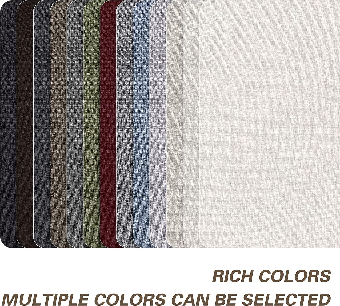 Fine Linen Repair Patches, Self-Adhesive Linen Fabric Patches, 8X11 inch 2 PCS, Multi Color, Can be Used for Linen Sofa Repair and Linen Clothes Repair(Gray Green,8" x 11"-2PCS)