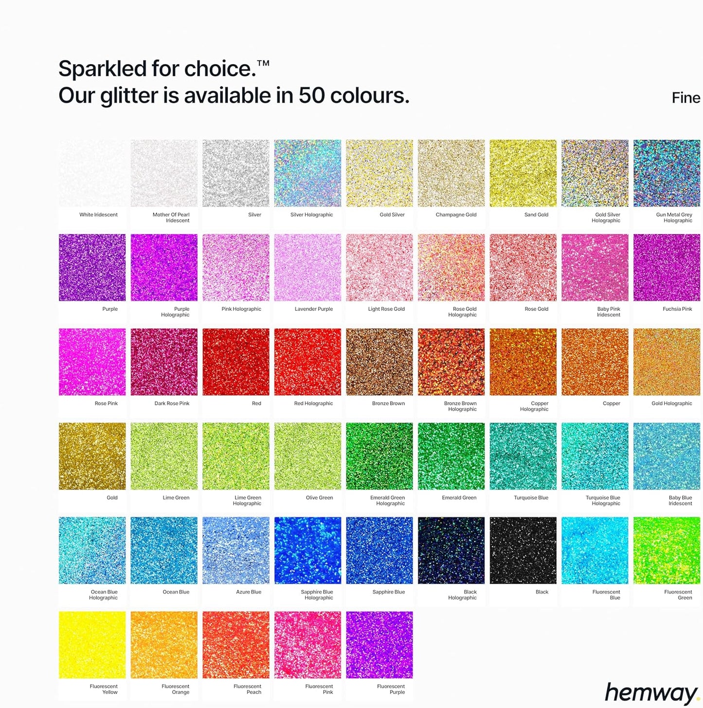 Hemway Craft Glitter Flakes for Arts and Crafts, Tumblers, Resin, Epoxy, Nail Art, Wax, Card Making and Decorations 100g / 3.5oz - Fine (1/64" 0.015" 0.4mm) - Mother of Pearl Iridescent